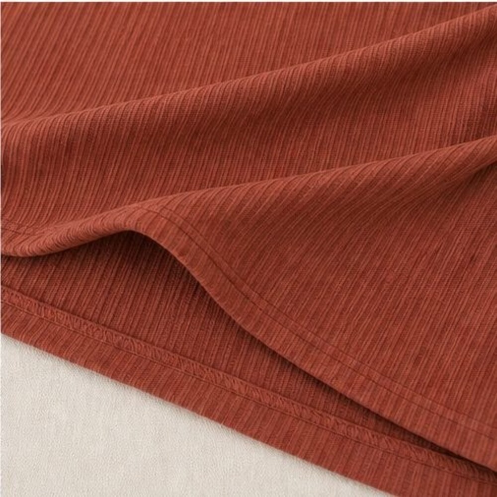 Rust Wrap Blouse - Picture 6 of 6